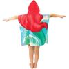 Jay Franco Bluey Piggyback Bath/Pool/Beach Hooded Poncho – Super Soft & Absorbent Cotton Towel, Measures 22 x 22 Inches (Official Bluey Product)(Ariel)