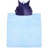 Jay Franco Bluey Piggyback Bath/Pool/Beach Hooded Poncho – Super Soft & Absorbent Cotton Towel, Measures 22 x 22 Inches (Official Bluey Product)(Blue – Bluey)