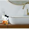 Jay Franco Bluey Soap Dispenser – Blue Kids Bathroom Accessory – Resin Lotion Pump(Orange – Hello Kitty)
