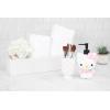 Jay Franco Bluey Soap Dispenser – Blue Kids Bathroom Accessory – Resin Lotion Pump(White – Hello Kitty)