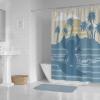 Jay Franco Bluey and Bingo Fabric Shower Curtain – Kids Teal Bathroom Décor(Blue – Stitch)