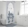 Jay Franco Bluey and Bingo Fabric Shower Curtain – Kids Teal Bathroom Décor(Gray – Mickey & Minnie)