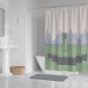 Jay Franco Bluey and Bingo Fabric Shower Curtain – Kids Teal Bathroom Décor(Multi – Minecraft)