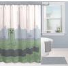 Jay Franco Bluey and Bingo Fabric Shower Curtain – Kids Teal Bathroom Décor(Multi – Minecraft)