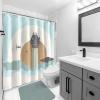 Jay Franco Bluey and Bingo Fabric Shower Curtain – Kids Teal Bathroom Décor(Multi – Star Wars)