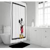 Jay Franco Bluey and Bingo Fabric Shower Curtain – Kids Teal Bathroom Décor(White – Mickey Mouse)