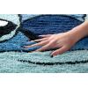 Jay Franco Disney Lilo and Stitch Plush Blue Fluffy Accent Rug – 4 x 2 ft Area Rug for Kids Bedroom or Living Room Decor(Blue – Stitch)