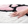 Jay Franco Disney Lilo and Stitch Plush Blue Fluffy Accent Rug – 4 x 2 ft Area Rug for Kids Bedroom or Living Room Decor(White – Hello Kitty)
