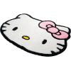 Jay Franco Disney Lilo and Stitch Plush Blue Fluffy Accent Rug – 4 x 2 ft Area Rug for Kids Bedroom or Living Room Decor(White – Hello Kitty)