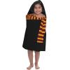 Jay Franco Kids Hooded Towel – 22″ x 51″ Super Soft Bath Wrap with 3D Hood, Beach, Pool & Travel, Official Licensed Product, Blue – Bluey(Black – Harry Potter)