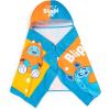 Jay Franco Kids Hooded Towel – 22″ x 51″ Super Soft Bath Wrap with 3D Hood, Beach, Pool & Travel, Official Licensed Product, Blue – Bluey(Blue – Blippi)