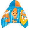 Jay Franco Kids Hooded Towel – 22″ x 51″ Super Soft Bath Wrap with 3D Hood, Beach, Pool & Travel, Official Licensed Product, Blue – Bluey(Blue – Blippi)