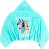 Jay Franco Kids Hooded Towel – 22″ x 51″ Super Soft Bath Wrap with 3D Hood, Beach, Pool & Travel, Official Licensed Product, Blue – Bluey(Blue – Bluey)