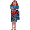 Jay Franco Kids Hooded Towel – 22″ x 51″ Super Soft Bath Wrap with 3D Hood, Beach, Pool & Travel, Official Licensed Product, Blue – Bluey(Multi – Spiderman)