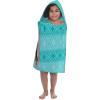Jay Franco Kids Hooded Towel – 22″ x 51″ Super Soft Bath Wrap with 3D Hood, Beach, Pool & Travel, Official Licensed Product, Blue – Bluey(Teal – Moana)