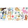 RoomMates Bluey and Bingo Character Blue Peel and Stick Wall Decals, RMDM5560(Family and Friends)