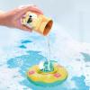 TOMY Toomies Bluey Pull and Go Canoe – Pull String Helps Bluey Paddle Through Water – Includes Bingo Bath Toy Pourer – Bluey Toys for Bath – Ages 18 Months and Up(Splash& Float Combo)