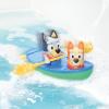 TOMY Toomies Bluey Pull and Go Canoe – Pull String Helps Bluey Paddle Through Water – Includes Bingo Bath Toy Pourer – Bluey Toys for Bath – Ages 18 Months and Up(Pull and Go Canoe)