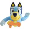 TOMY Toomies Bluey Pull and Go Canoe – Pull String Helps Bluey Paddle Through Water – Includes Bingo Bath Toy Pourer – Bluey Toys for Bath – Ages 18 Months and Up(Swimming Bluey)