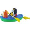 TOMY Toomies Bluey Pull and Go Canoe – Pull String Helps Bluey Paddle Through Water – Includes Bingo Bath Toy Pourer – Bluey Toys for Bath – Ages 18 Months and Up(Pull and Go Canoe)