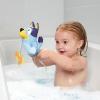 TOMY Toomies Bluey Pull and Go Canoe – Pull String Helps Bluey Paddle Through Water – Includes Bingo Bath Toy Pourer – Bluey Toys for Bath – Ages 18 Months and Up(Swimming Bluey)
