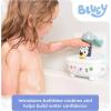 TOMY Toomies Shower & Scrub Bluey – Create Your Own Bubbles – Includes Rinsing Showerhead and Removable Bluey Toy – Interactive Bath Toys – Toddler Easter Basket Fillers – Ages 18 Months and Up