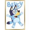 Bluey – Bluey Feature Series Wall Poster, 22.4L” x 14.7W”, Barnwood Framed Version(Gold Framed Version)