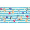 Bluey Bath Mat for Kids, Toddlers and Babies, 15.5 by 22 Inch, Non Slip, Bathtub Mat with Suction Cups, Machine Washable, Cushioned to Protect, Easy to Clean, Official Bluey Characters