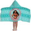 Jay Franco Kids Hooded Towel – 22″ x 51″ Super Soft Bath Wrap with 3D Hood, Beach, Pool & Travel, Official Licensed Product, Blue – Bluey(Teal – Moana)