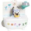 TOMY Toomies Shower & Scrub Bluey – Create Your Own Bubbles – Includes Rinsing Showerhead and Removable Bluey Toy – Interactive Bath Toys – Toddler Easter Basket Fillers – Ages 18 Months and Up