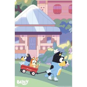 Bluey – Walking Wall Poster, 22.4L” x 14.7W”, Premium Unframed Version(Unframed Version)