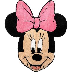Jay Franco Disney Lilo and Stitch Plush Blue Fluffy Accent Rug – 4 x 2 ft Area Rug for Kids Bedroom or Living Room Decor(Multi – Minnie Mouse)