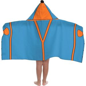 Jay Franco Kids Hooded Towel – 22″ x 51″ Super Soft Bath Wrap with 3D Hood, Beach, Pool & Travel, Official Licensed Product, Blue – Bluey(Multi – Blippi)