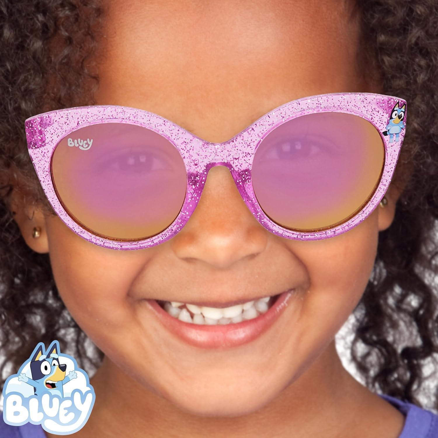 imageARKAID BLUEY Sunglasses for Girls and Boys Safe UV 400 One Size Fits Most KidsPink
