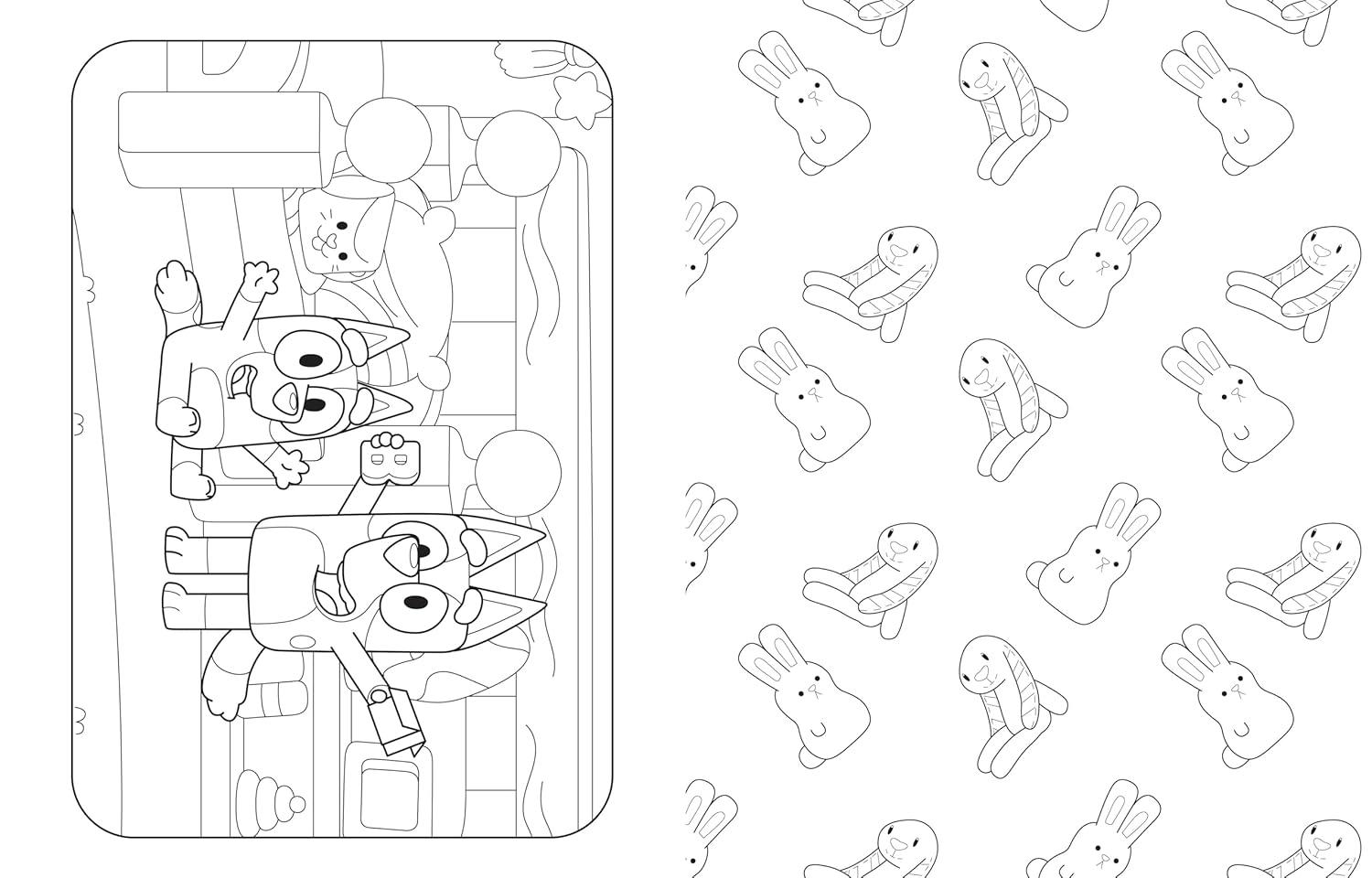 imageBluey Happy Easter A Puffy Sticker Coloring Book With Over 50 Puffy Stickers