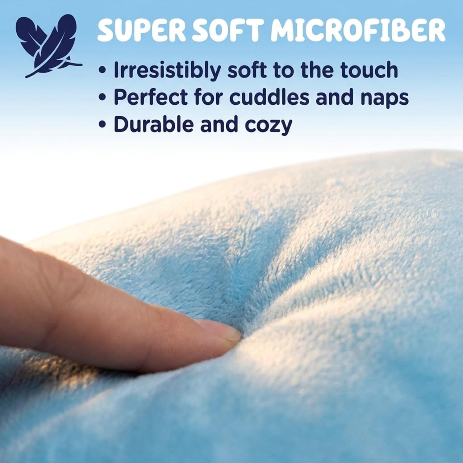 imageBluey Snuggle Pillow Super Soft Plush Decorative Throw Pillow Measures 15 Inches Official Bluey Product