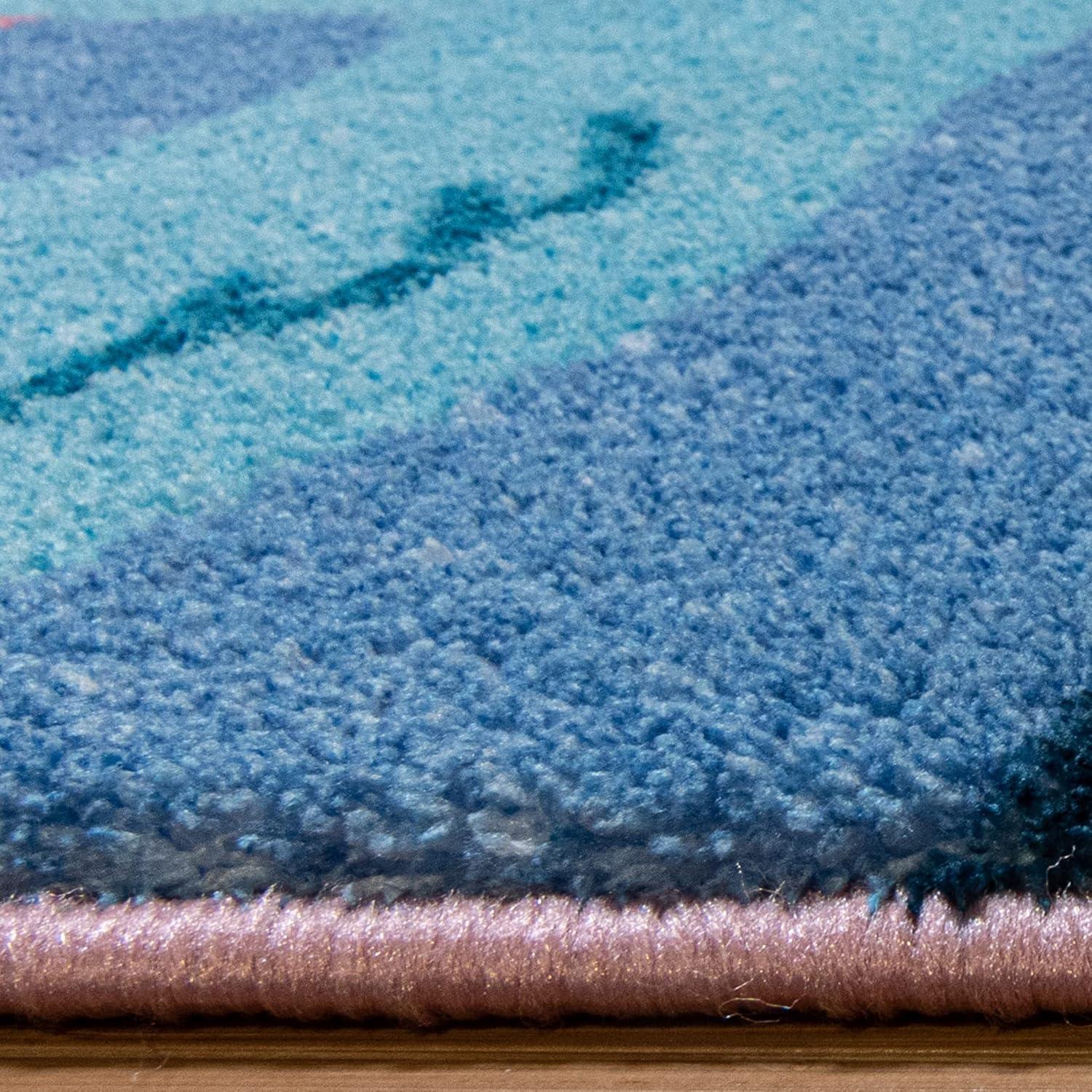 imageGertmenian Bluey Indoor Area Rug 4x6 Large NonSlip Ideal for Children in Bedroom Game Room Classroom Nursery or Play Area Bluey Playtime Friends Multi 25803Stitch