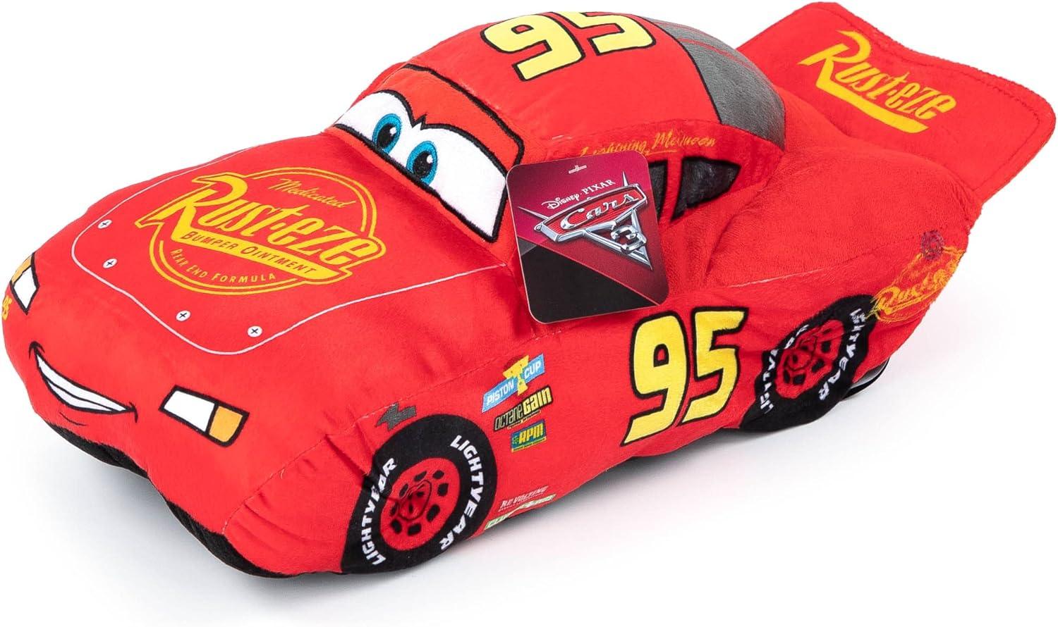imageJay Franco Bingo Mini Plush Pillow Buddy Super Soft Bluey Character Pillow Polyester Microfiber 11 InchesE Lightning Mcqueen