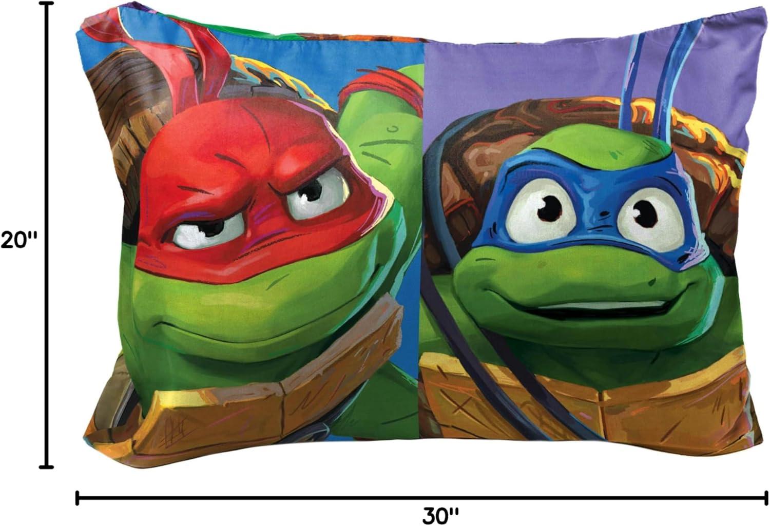 imageJay Franco Bluey amp Bingo 1 Single Reversible Pillowcase DoubleSided Kids Super Soft Bedding Official Bluey ProductMulticolor Tmnt