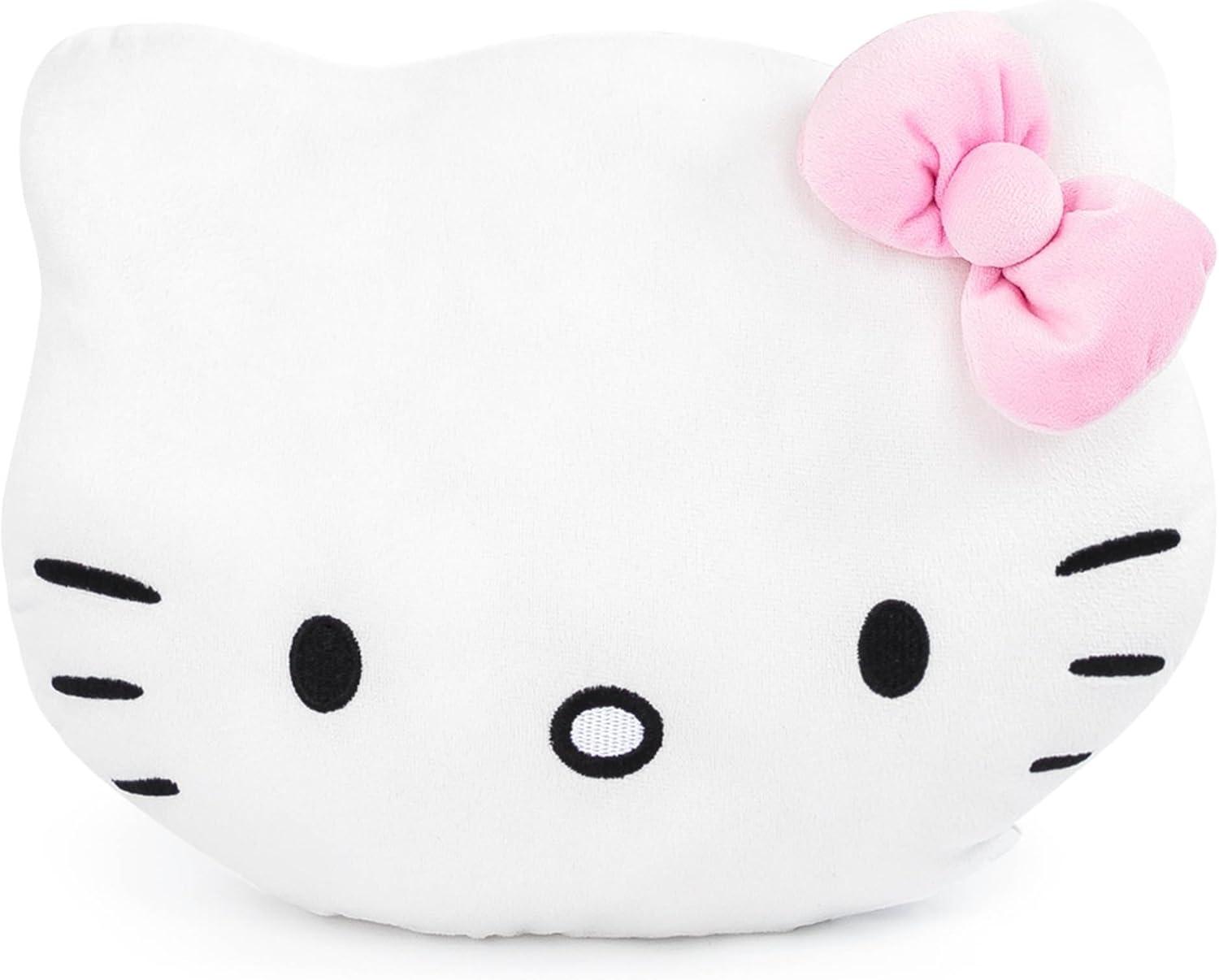imageJay Franco Bluey amp Bingo Nogginz Set 40 x 50 Inch Lightweight Travel Throw Blanket amp Pillow Kids Super Soft 2 Piece Bedding SetGray Hello Kitty