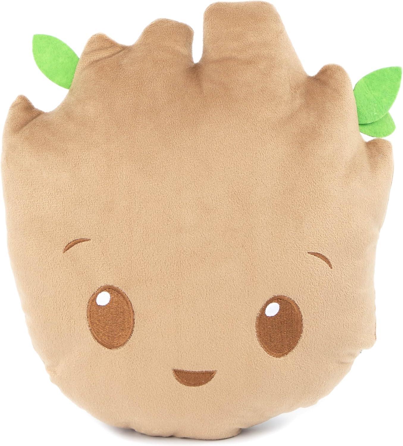 imageJay Franco Bluey amp Bingo Nogginz Set 40 x 50 Inch Lightweight Travel Throw Blanket amp Pillow Kids Super Soft 2 Piece Bedding SetGreen Groot
