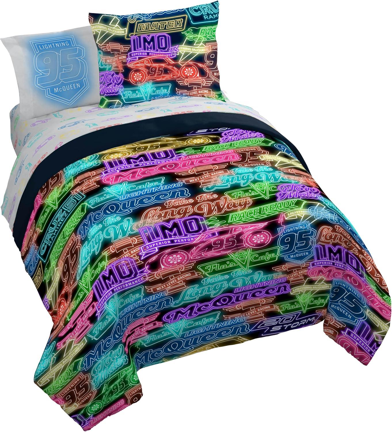 imageJay Franco Kids Comforter Set Includes Sheets and Pillow Covers Soft and Cozy Bed Set for Stylish Room Decor Beige Harry Potter 5 Piece Twin Size BeddingBlack Cars