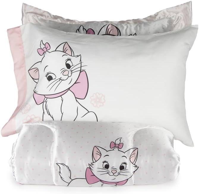 imageJay Franco Kids Comforter Set Includes Sheets and Pillow Covers Soft and Cozy Bed Set for Stylish Room Decor Beige Harry Potter 5 Piece Twin Size BeddingWhite Aristocats