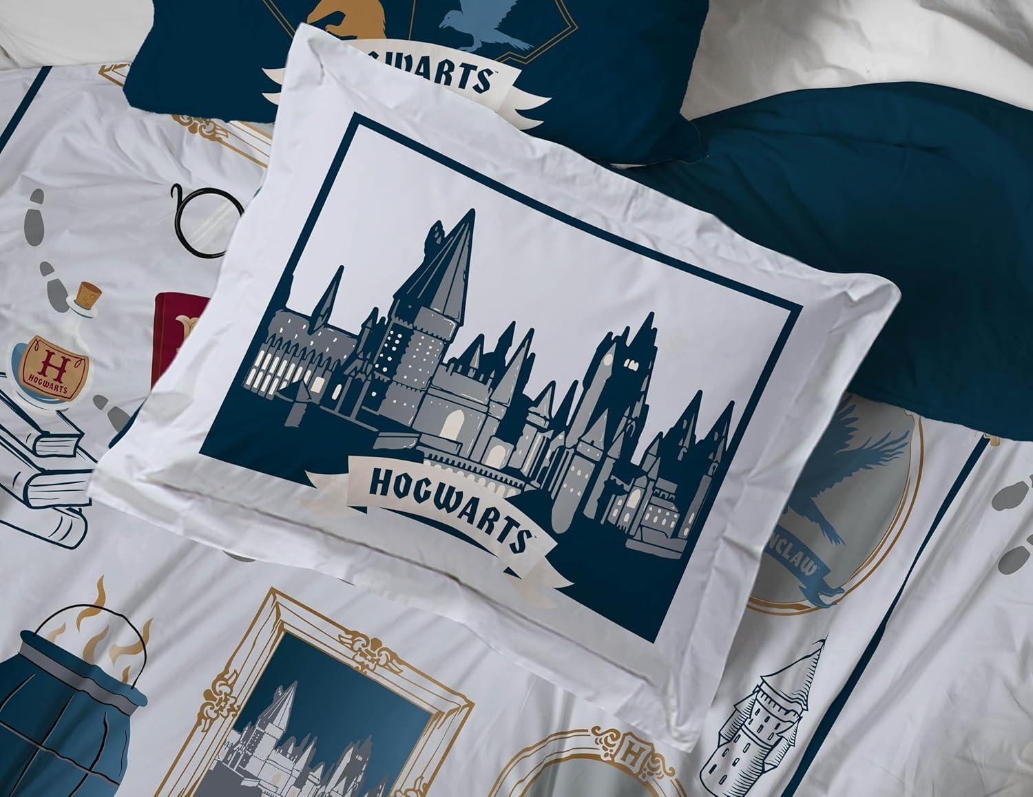 imageJay Franco Kids Comforter Set Includes Sheets and Pillow Covers Soft and Cozy Bed Set for Stylish Room Decor Beige Harry Potter 5 Piece Twin Size BeddingDark Grey Harry Potter