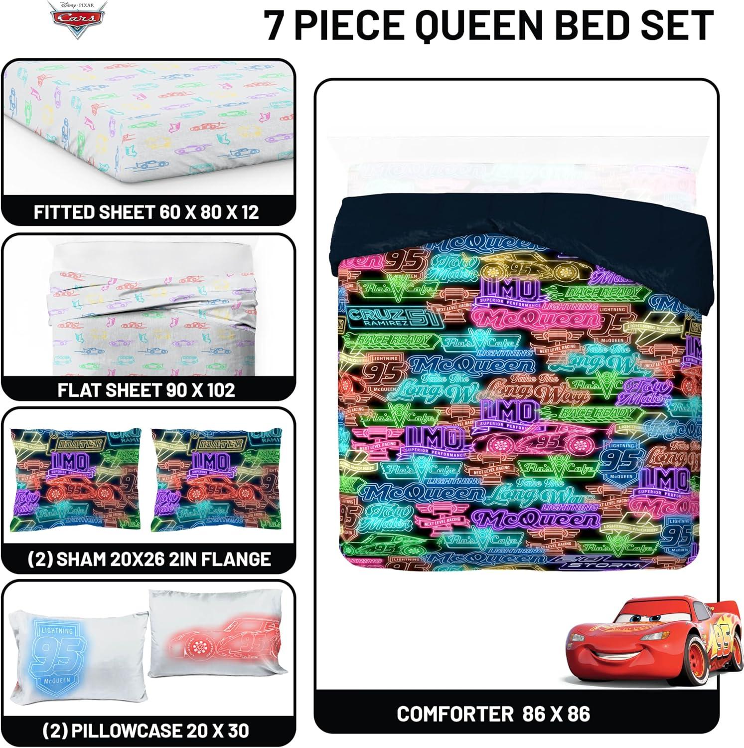 imageJay Franco Kids Comforter Set Includes Sheets and Pillow Covers Soft and Cozy Bed Set for Stylish Room Decor Beige Harry Potter 5 Piece Twin Size BeddingBlack Cars