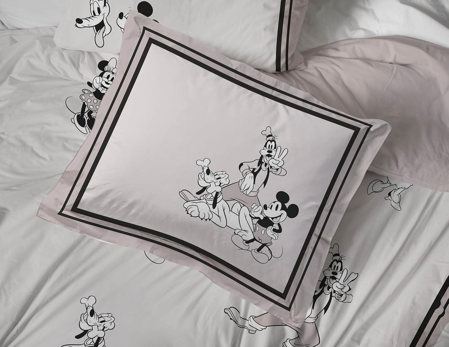 imageJay Franco Kids Comforter Set Includes Sheets and Pillow Covers Soft and Cozy Bed Set for Stylish Room Decor Blue Bluey amp Bingo 5 Piece TwinBeige Mickey and Friends
