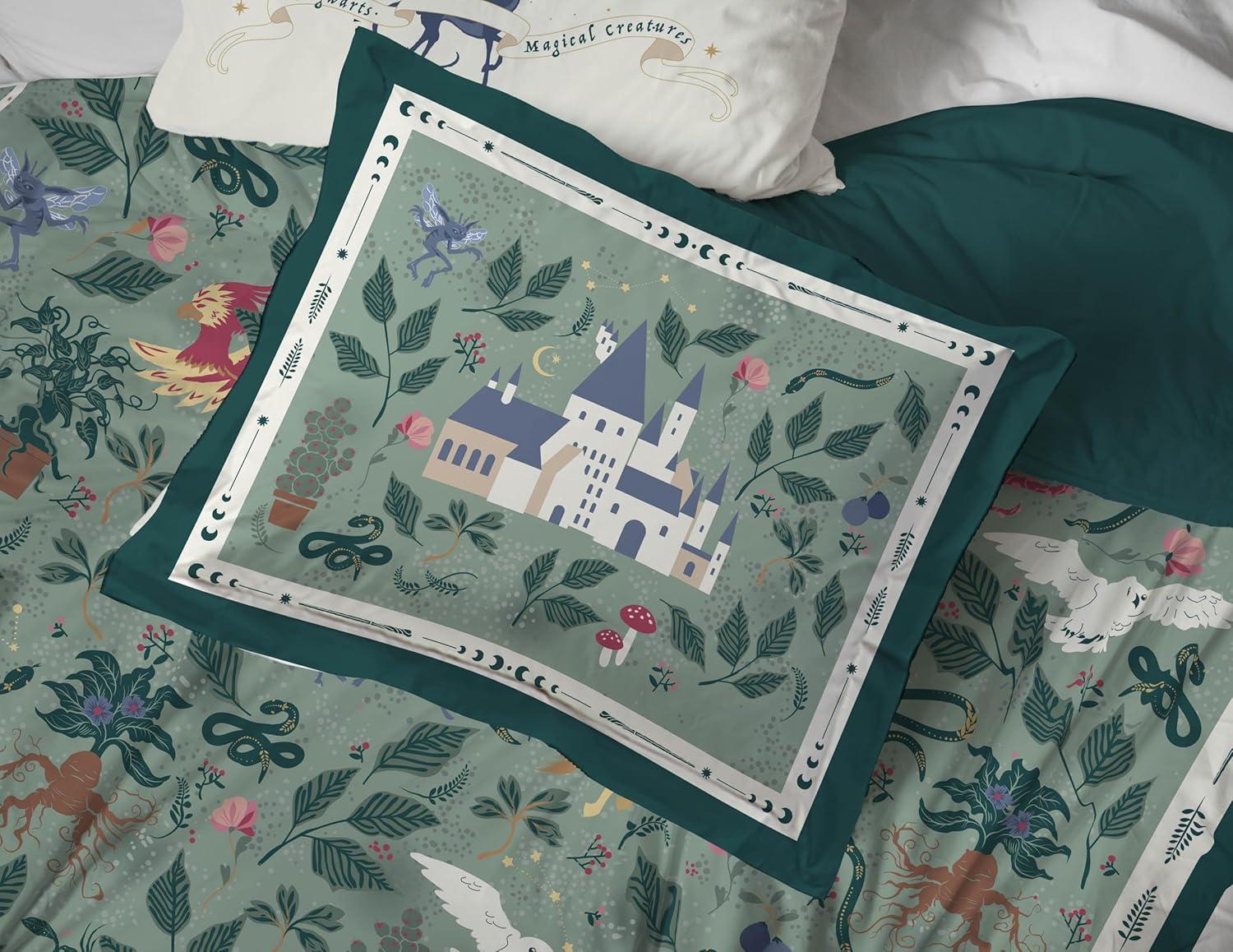 imageJay Franco Kids Comforter Set Includes Sheets and Pillow Covers Soft and Cozy Bed Set for Stylish Room Decor Blue Bluey amp Bingo 5 Piece TwinGreen Harry Potter