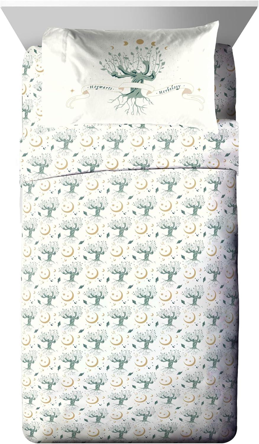 imageJay Franco Kids Comforter Set Includes Sheets and Pillow Covers Soft and Cozy Bed Set for Stylish Room Decor Blue Bluey amp Bingo 5 Piece TwinGreen Harry Potter