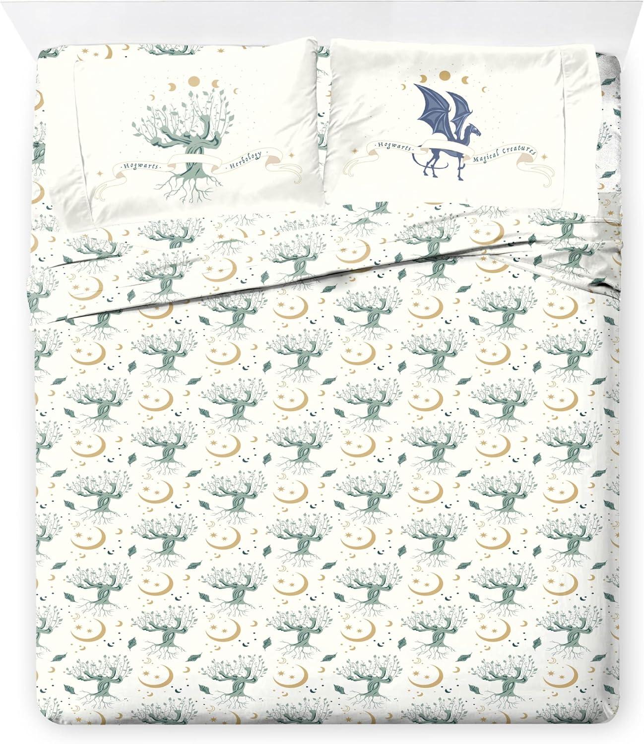 imageJay Franco Kids Comforter Set Includes Sheets and Pillow Covers Soft and Cozy Bed Set for Stylish Room Decor Blue Bluey amp Bingo 5 Piece TwinGreen Harry Potter
