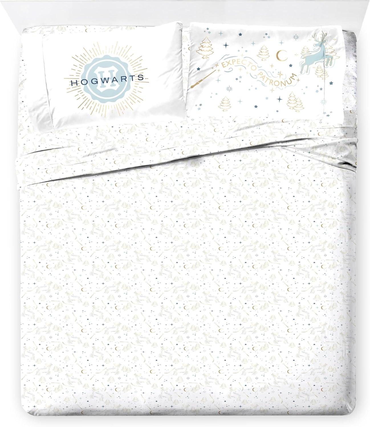imageJay Franco Kids Comforter Set Includes Sheets and Pillow Covers Soft and Cozy Bed Set for Stylish Room Decor Blue Bluey amp Bingo 7 Piece QueenMulti Harry Potter